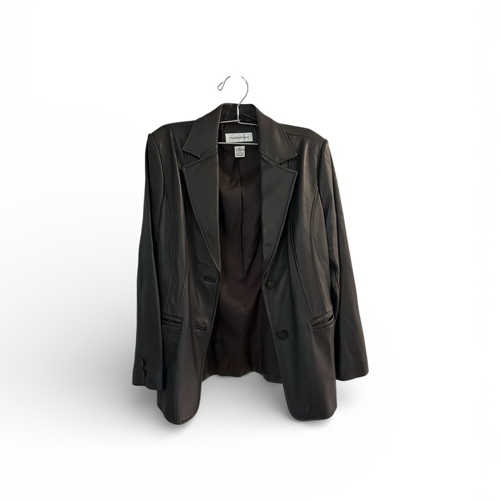 Preston & York women’s Brown Lambskin Leather Jacket
